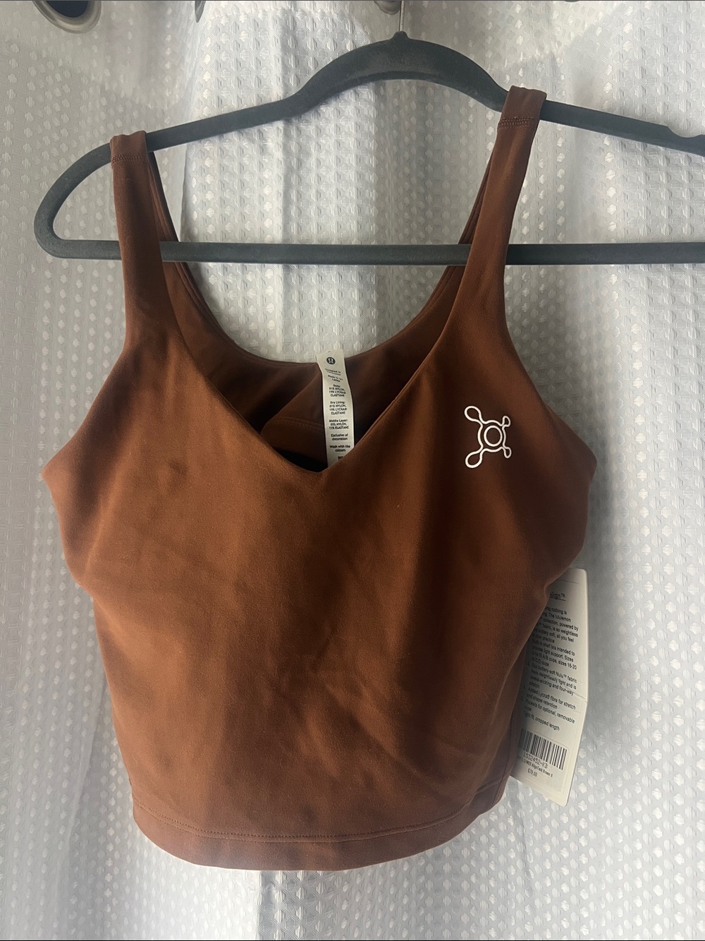 Lululemon Align Tank Brown Crop Tank Top - Active Women's Top
